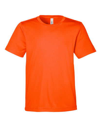 CORE365 Youth Capital Performance T-Shirt CE10Y #color_Campus Orange