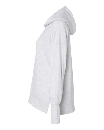 MV Sport Women's French Terry Hooded Sweatshirt W23720 #color_Ash
