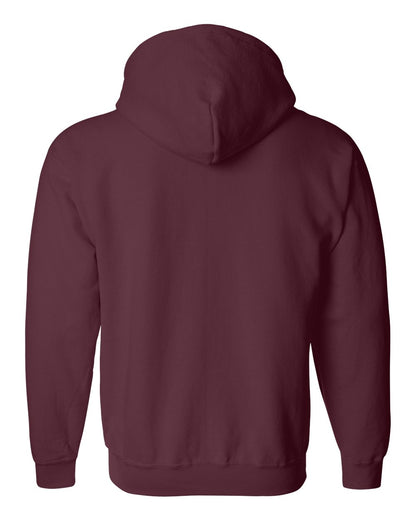 Gildan Unisex Heavy Blend™ Full-Zip Hooded Sweatshirt 18600 #color_Maroon
