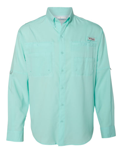 Columbia PFG Tamiami™ II Long Sleeve Shirt 212467 #color_Gulf Stream