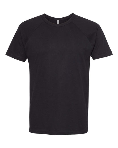 Next Level Cotton Raglan T-Shirt 3650 #color_Black/ Black