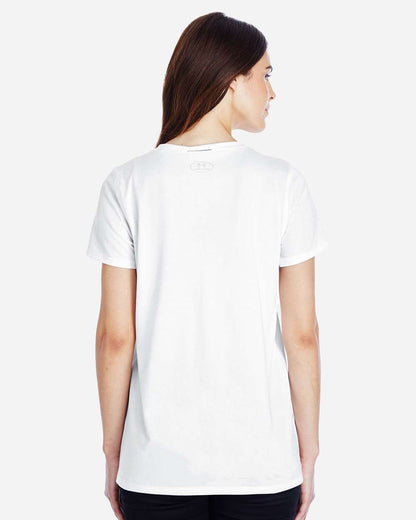 Under Armour Women's Locker 2.0 T-Shirt 1305510 #colormdl_White/ Graphite
