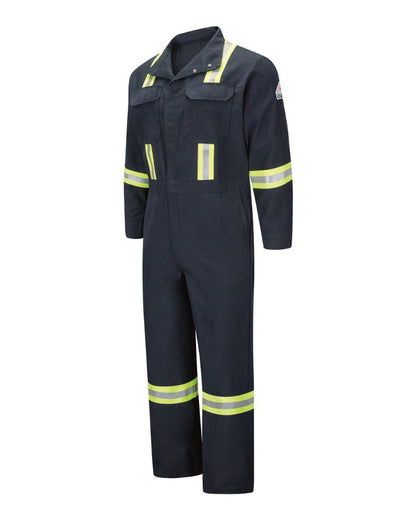 Bulwark Premium Coverall with Reflective Trim - Nomex® IIIA - 6 oz. - Tall Sizes CNBTT #color_Navy