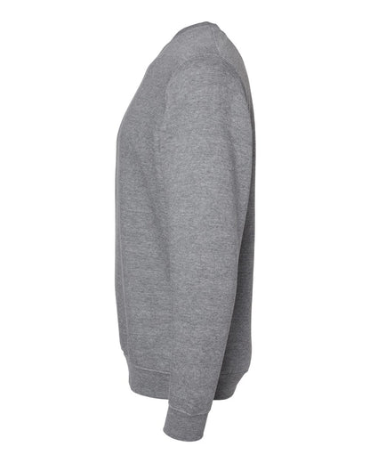 LAT Unisex Elevated Fleece Crewneck Sweatshirt 6925 #color_Granite Heather