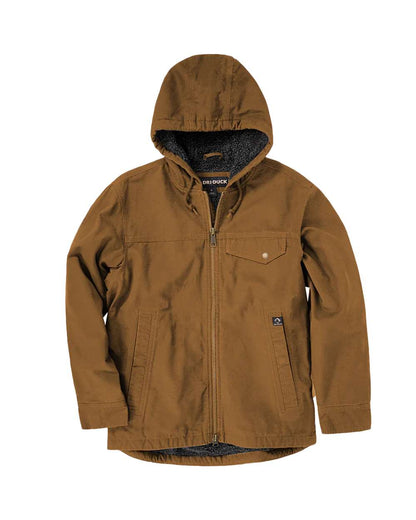 DRI DUCK Quest Lifestyle Canvas Jacket 5033 #color_Saddle