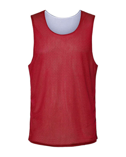 C2 Sport Reversible Mesh Tank 5729 #color_Red/ White