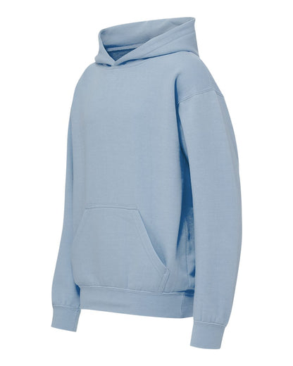 MV Sport Youth Buddy Hooded Sweatshirt 23153Y #color_Light Denim Heather