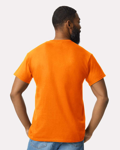 Gildan Unisex Ultra Cotton® Pocket T-Shirt 2300 #colormdl_Safety Orange