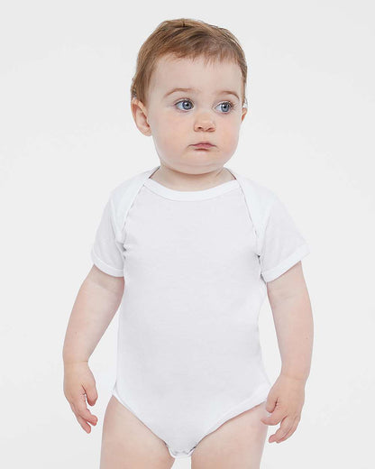 Rabbit Skins Infant Fine Jersey Bodysuit 4424 #colormdl_White