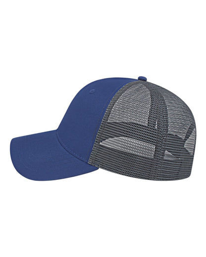 CAP AMERICA X-tra Value Polyester Trucker Cap x800 #color_Royal/ Charcoal