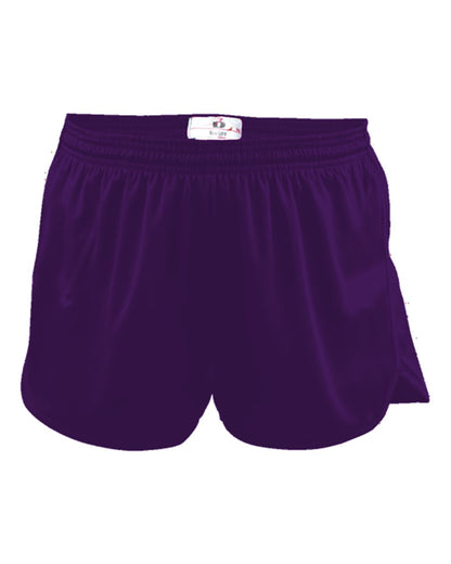 Alleson Athletic B-Core Track Shorts 7272 #color_Purple