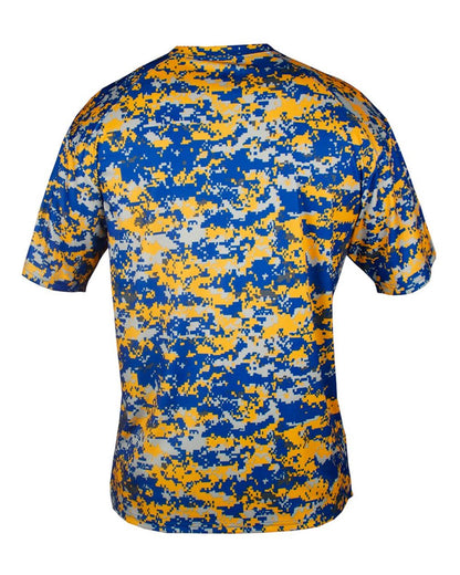 Badger Digital Camo T-Shirt 4180 #color_Royal/ Gold Digital