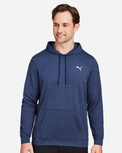 Puma Golf Men's Cloudspun Progress Hooded Sweatshirt 534527 #colormdl_Navy Blazer Heather