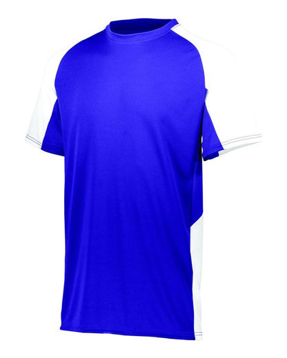 Augusta Sportswear Youth Cutter Jersey 1518 #color_Purple/ White