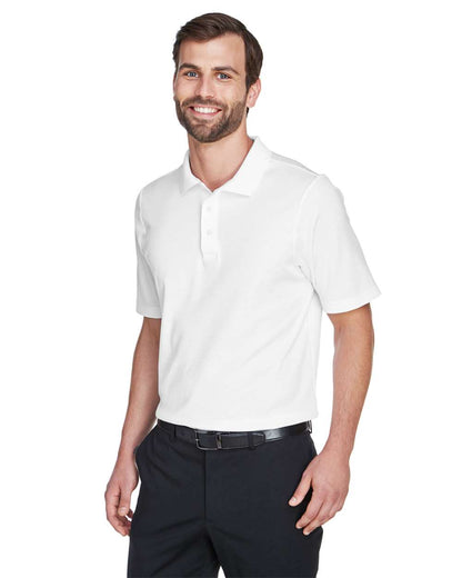 Devon & Jones Men's CrownLux Performance® Plaited Polo DG20 #colormdl_White