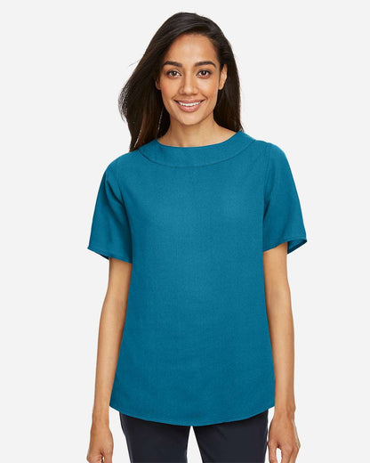 Devon & Jones Women's Perfect Fit™ Boat Neck Blouse DP613W #colormdl_Dark Teal