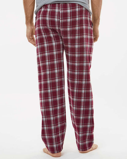 Boxercraft Harley Flannel Pants BM6624 #colormdl_Heritage Maroon Plaid