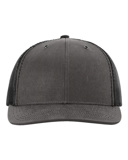 Richardson Fremont Trucker Cap 112WF #color_Charcoal/ Black