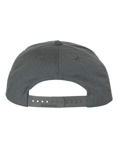 Richardson Pinch Front Structured Snapback Trucker Cap 255 #color_Flint Grey