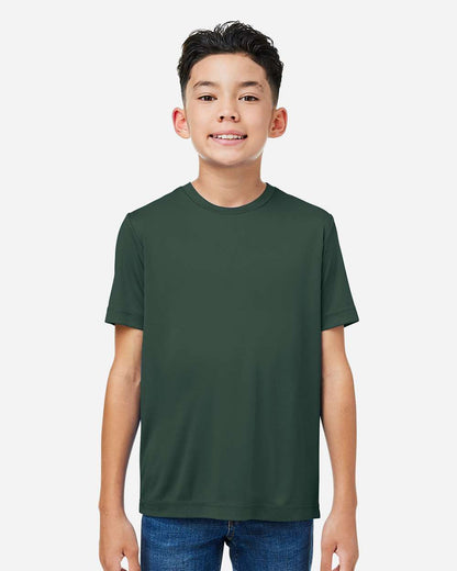CORE365 Youth Capital Performance T-Shirt CE10Y #colormdl_Forest