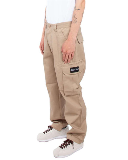 Shaka Wear Men's Twill Cargo Pants SHSPCP #colormdl_Khaki_28
