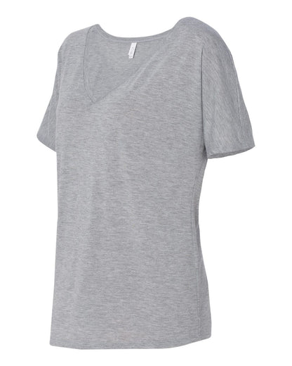 BELLA + CANVAS Women’s Slouchy V-Neck Tee 8815 #color_Athletic Heather