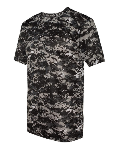 Badger Digital Camo T-Shirt 4180 #color_Black Digital