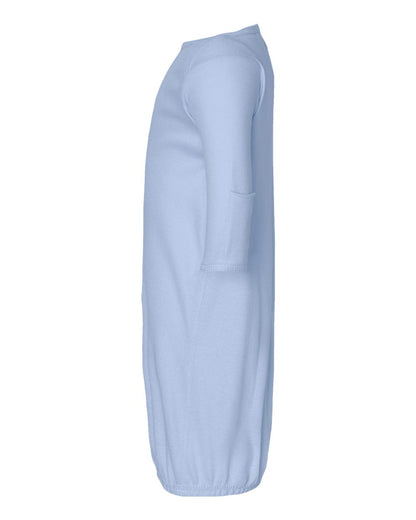 Rabbit Skins Infant Baby Rib Layette 4406 #color_Light Blue