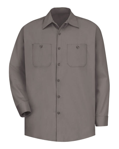 Red Kap Men's Tall Cotton Uniform Shirt SC30T #color_Graphite Grey