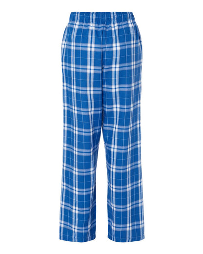 Boxercraft Youth Flannel Pants BY6624 #color_Royal/ Silver