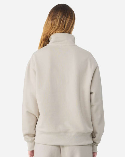 BELLA + CANVAS Unisex 10 oz Quarter-Zip Pullover Sweatshirt 4740 #colormdl_Dust
