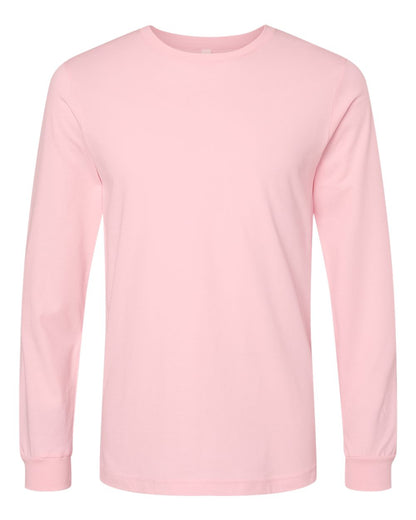 BELLA + CANVAS Jersey Long Sleeve Tee 3501 #color_Pink