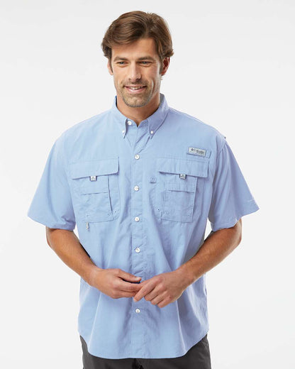 Columbia Men's PFG Bahama™ II Short Sleeve Shirt 212464 #colormdl_Sail
