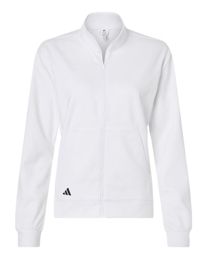 Adidas Women's Ultimate365 COLD. RDY Full-Zip Jacket A1011 #color_White