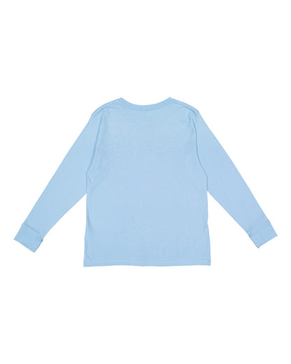 LAT Youth Fine Jersey Long Sleeve Tee 6201 #color_Light Blue