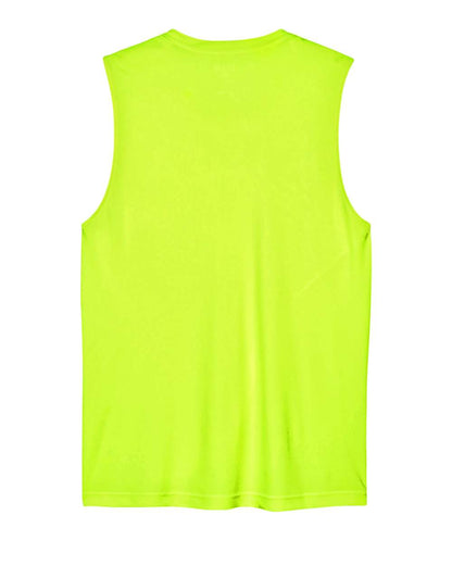 Team 365 Men's Zone Performance Muscle T-Shirt TT11M #color_Safety Yellow