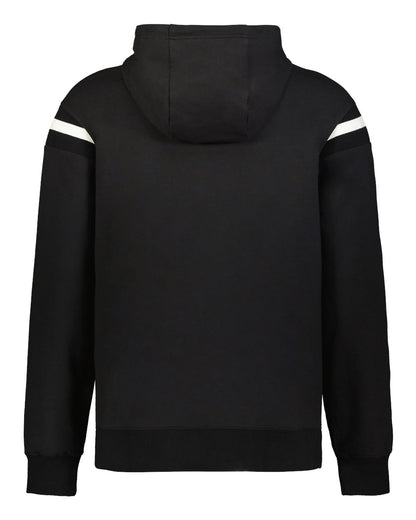 Holloway Unisex Heritage Prep Hooded Sweatshirt 223526 #color_Black/ Vanilla