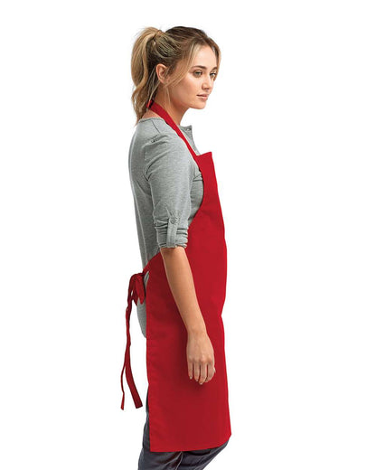 Artisan Collection by Reprime Recycled Bib Apron RP150 #colormdl_Red
