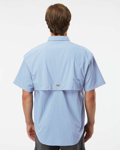 Columbia Men's PFG Bahama™ II Short Sleeve Shirt 212464 #colormdl_Sail