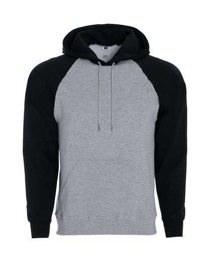 Holloway Men's Athletic Fleece Banner Hooded Sweatshirt 229179 #color_Athletic Heather/ Black