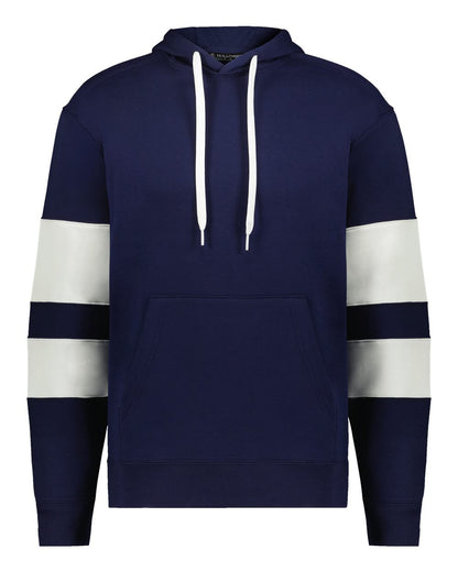 Holloway Unisex Jackson Way Hooded Sweatshirt 229576 #color_Navy/ White