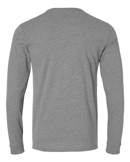 Next Level CVC Long Sleeve T-Shirt 6211 #color_Dark Heather Grey