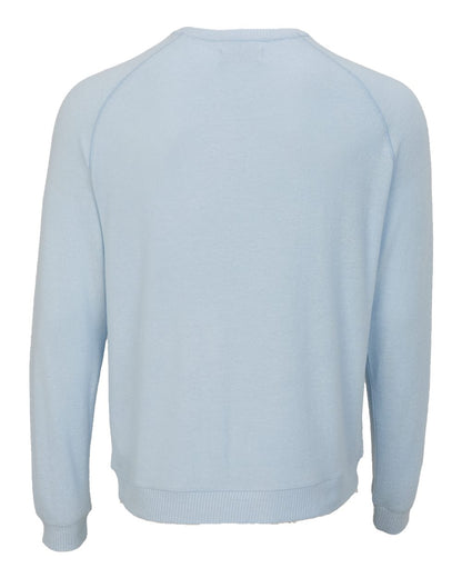 Boxercraft Men's Cuddle Cross-Neck Sweater BM1201 #color_Sky Blue