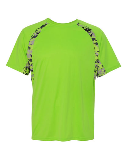 Badger Hook Digital T-Shirt 4140 #color_Lime/ Lime Digital