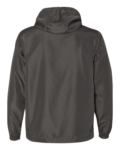 Independent Trading Co. Men's Lightweight Windbreaker Full-Zip Jacket EXP54LWZ #color_Graphite