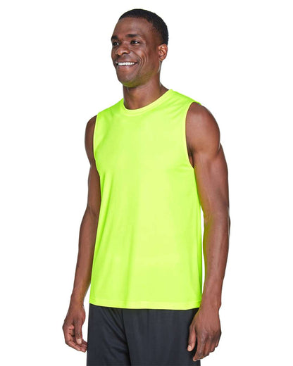 Team 365 Men's Zone Performance Muscle T-Shirt TT11M #colormdl_Safety Yellow
