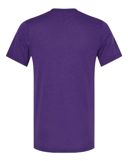BELLA + CANVAS Triblend Tee 3413 #color_Solid Team Purple Triblend