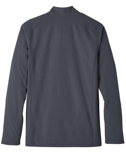 North End Men's Quest Stretch Quarter-Zip Pullover NE401 #color_Carbon/ Black