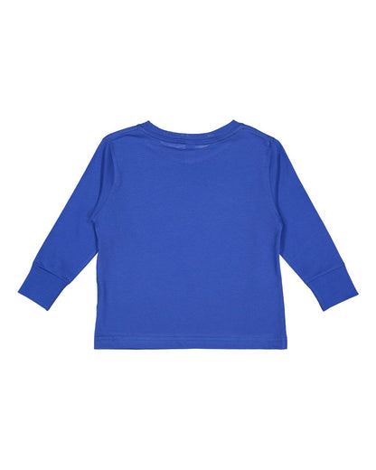 Rabbit Skins Toddler Fine Jersey Long Sleeve Tee 3302 #color_Royal