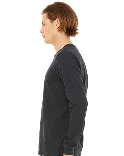 BELLA + CANVAS Unisex Jersey Long Sleeve Tee 3501 #colormdl_Dark Grey